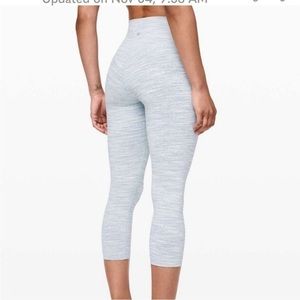 Lululemon wunder under crop‎ HR high rise Leggings